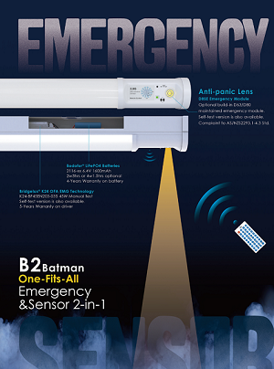Fanxstar नाविन्यपूर्ण आपत्कालीन प्रकाश समाधान: Bridgelux K24 2-in-1 बुद्धिमान आपत्कालीन एलईडी ड्रायव्हर वीज पुरवठा